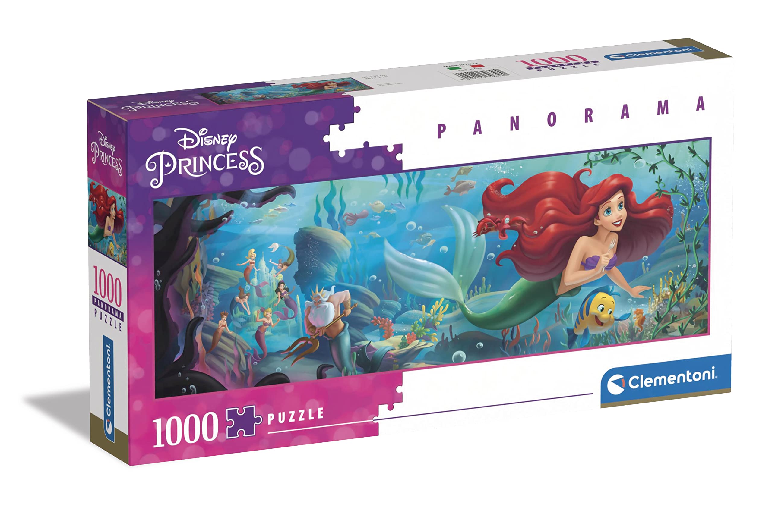 Clementoni 1000 el. panoramiczne collection Disney little mermaid 39658 [PUZZLE]