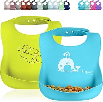 amazon silicone bibs