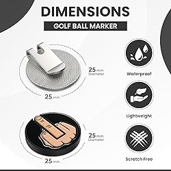 Ultimate Middle Finger Golf Ball Marker with