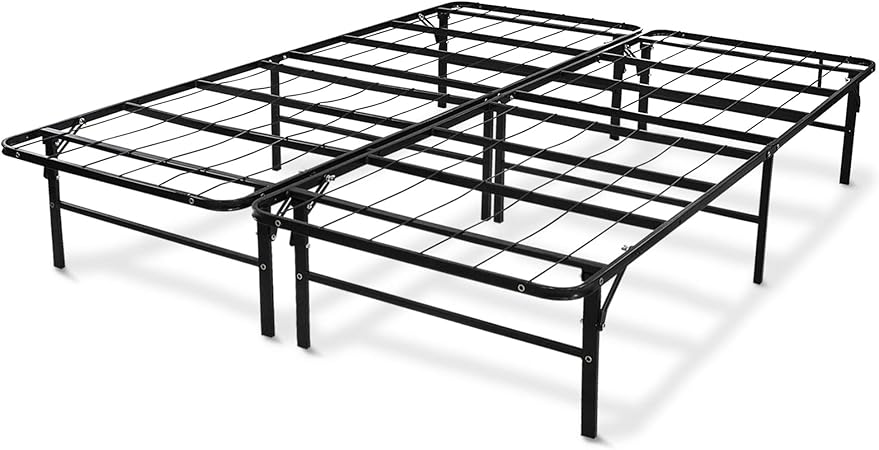 Todeco - Marco de Cama Plegable, Base de Cama de Metal - Material