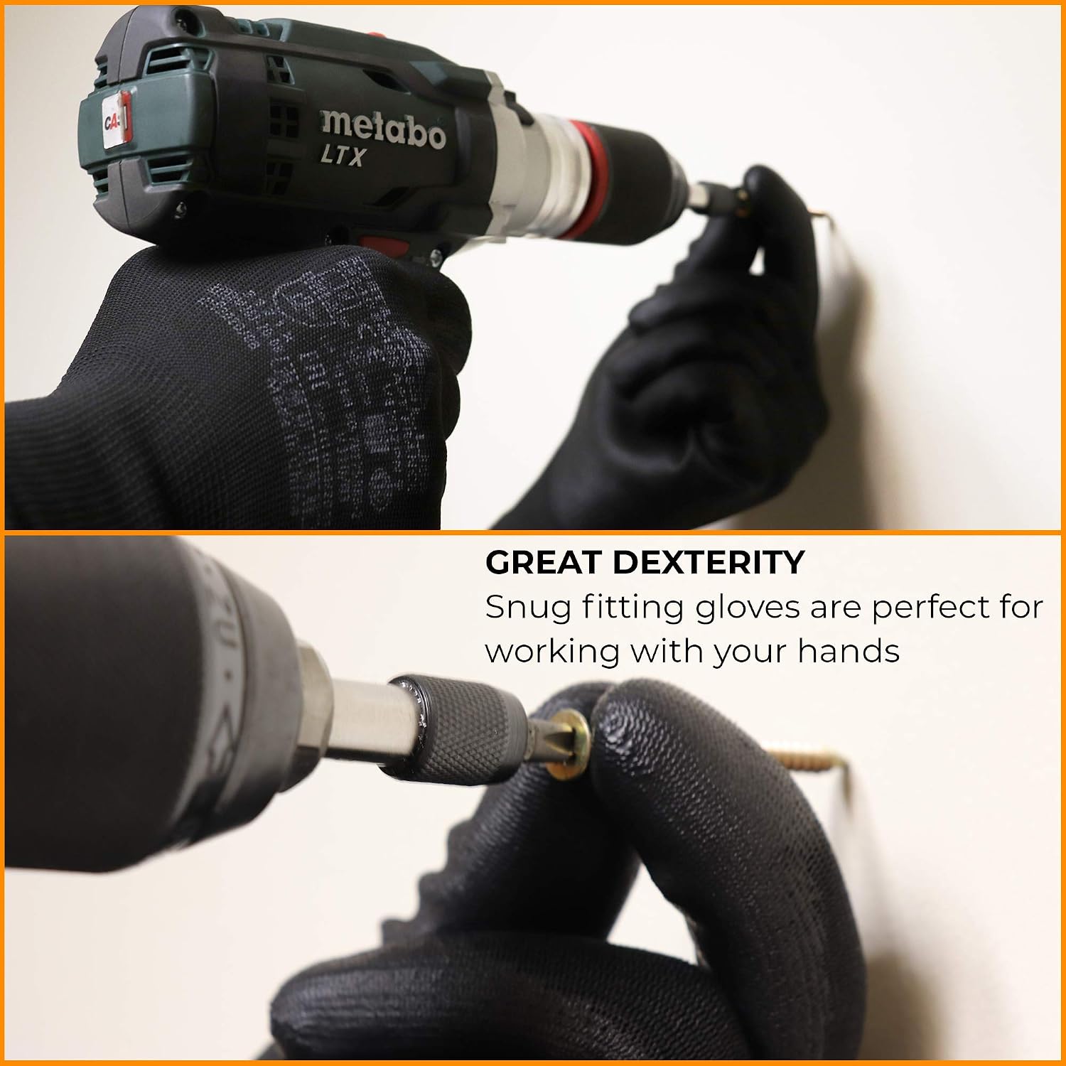 Mechanic Work Safety Gloves with Anti-Slip Grip, Amazing Dexterity perfect for Gardening Warehouse, Working, Construction - Image 4