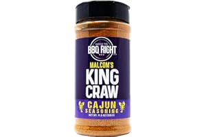 KILLER HOGS Malcom's Seasoning King Craw | Cajun Seasoning for seafood, gumbo, stews, gator, nutria, possum, squirrel, and chicken | 11.5 Ounces