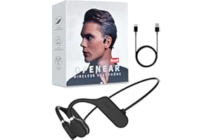 FREEZE2TRIM Sound Revv Headphones Bone Conduction, Inductivv Open Earphones Wireless Bluetooth Running Headphones with Mic, IP56 Waterproof, Lightweight, and Comfortable Fit Sport Headphones and Exercise