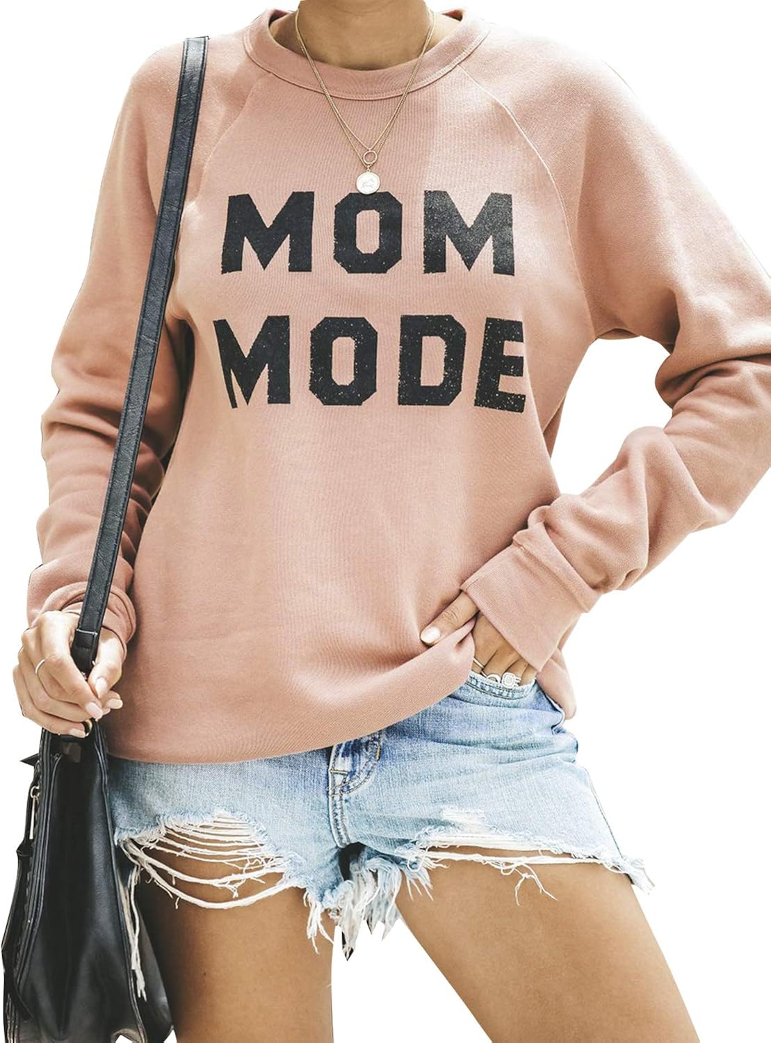Blooming Jelly Womens Crewneck Sweatshirt Long Sleeve Raglan Letter Print Terry Casual Cute Pullover Top… at  Women’s Clothing store