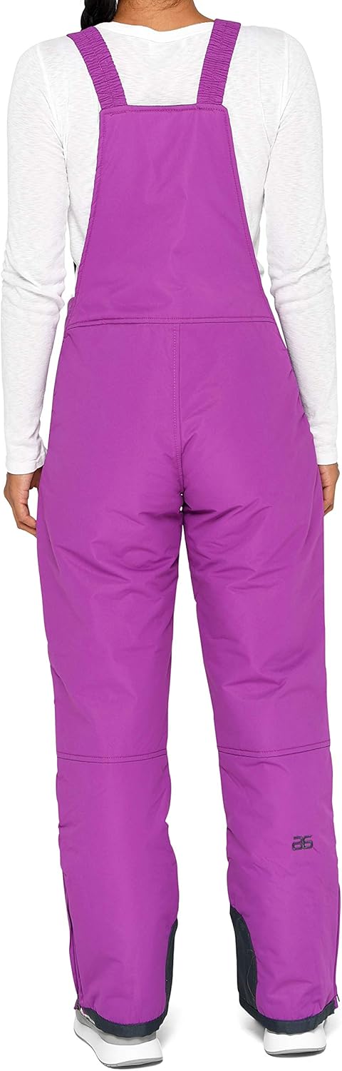 womens pink insulated bib overalls