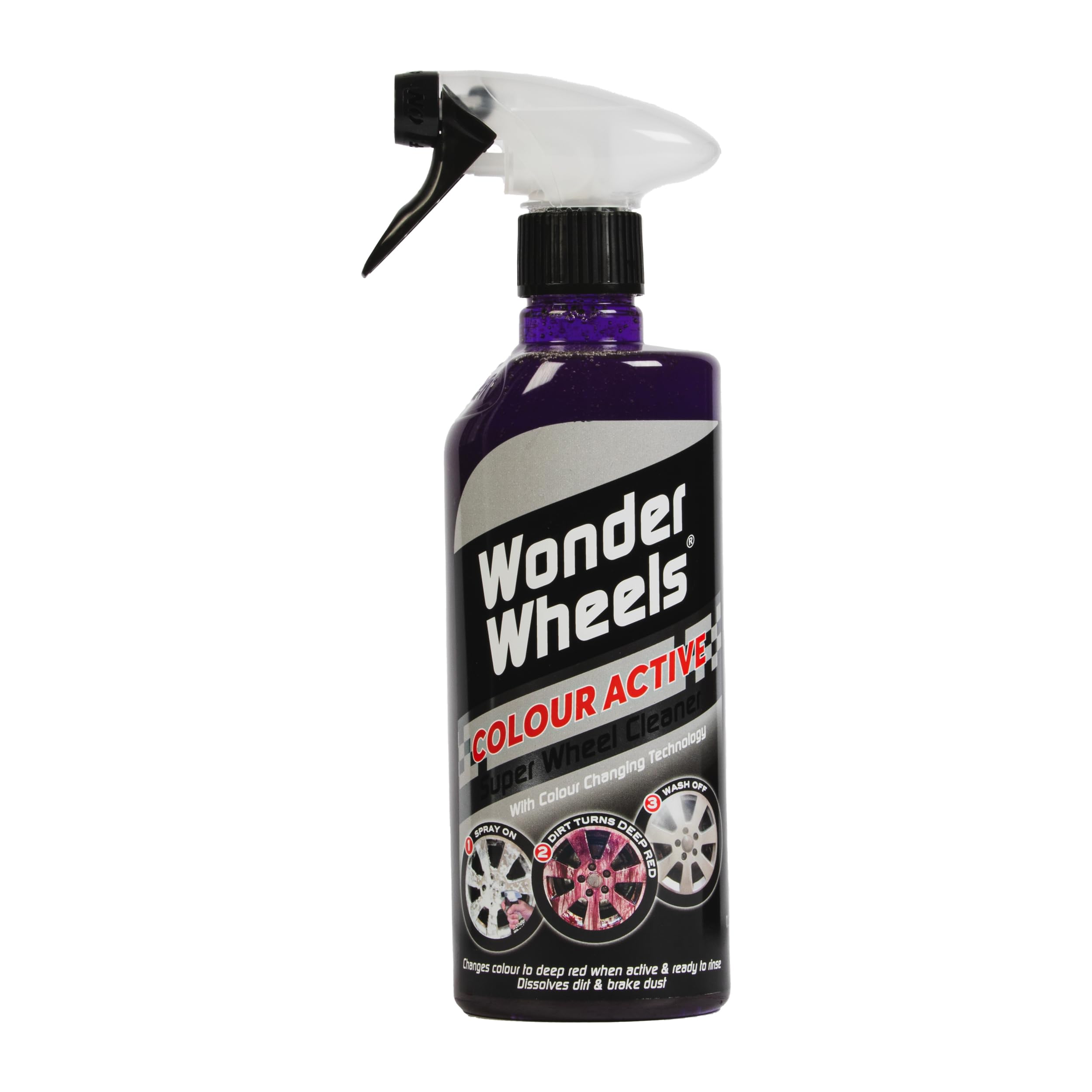 Wonder Wheels Colour Active Super Wheel Cleaner, 600ml