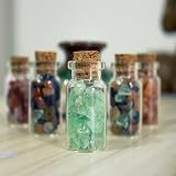 Udewo 10 Mini Glass Bottles With Cork Lids - 10ML Empty Spell Jars view 4