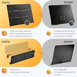 CAHAYA Foldable Music Stand 170cm Height Matte Black with Bag view 4