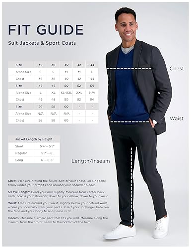 Sport Coat Size Guide For Suit Jackets Mens Size 44 Suit Jacket