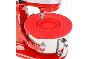 Silicone Mixer Bowl Cover Compatible with KitchenAid 6 Quart Bowl-Lift Stand Mixer, Mixer Bowl Lid to Prevent Spilling of Ing