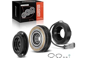 A-Premium Air Conditioner AC Compressor Clutch Kit Compatible with Chevrolet Silverado 1500 2500 HD, Tahoe, Suburban, Express & GMC Sierra 3500 Classic, Yukon, Savana & Cadillac Escalade & Hummer H2