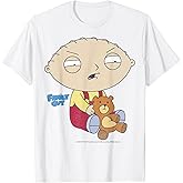Family Guy Iconic Stewie Griffin Distressed Big Chest Poster T-Shirt