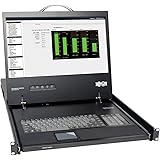 Tripp Lite B021-000-19  KVM Rack Console 1U Rackmount w 19" LCD Display