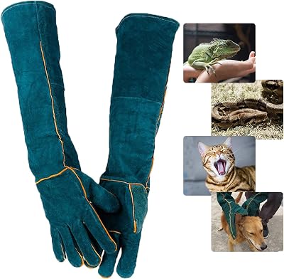 PeSandy Animal Handling Gloves 60CM Bite Scratch Resistant for Animals