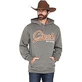 Cinch Men's Grey Logo Essentials Hoodie