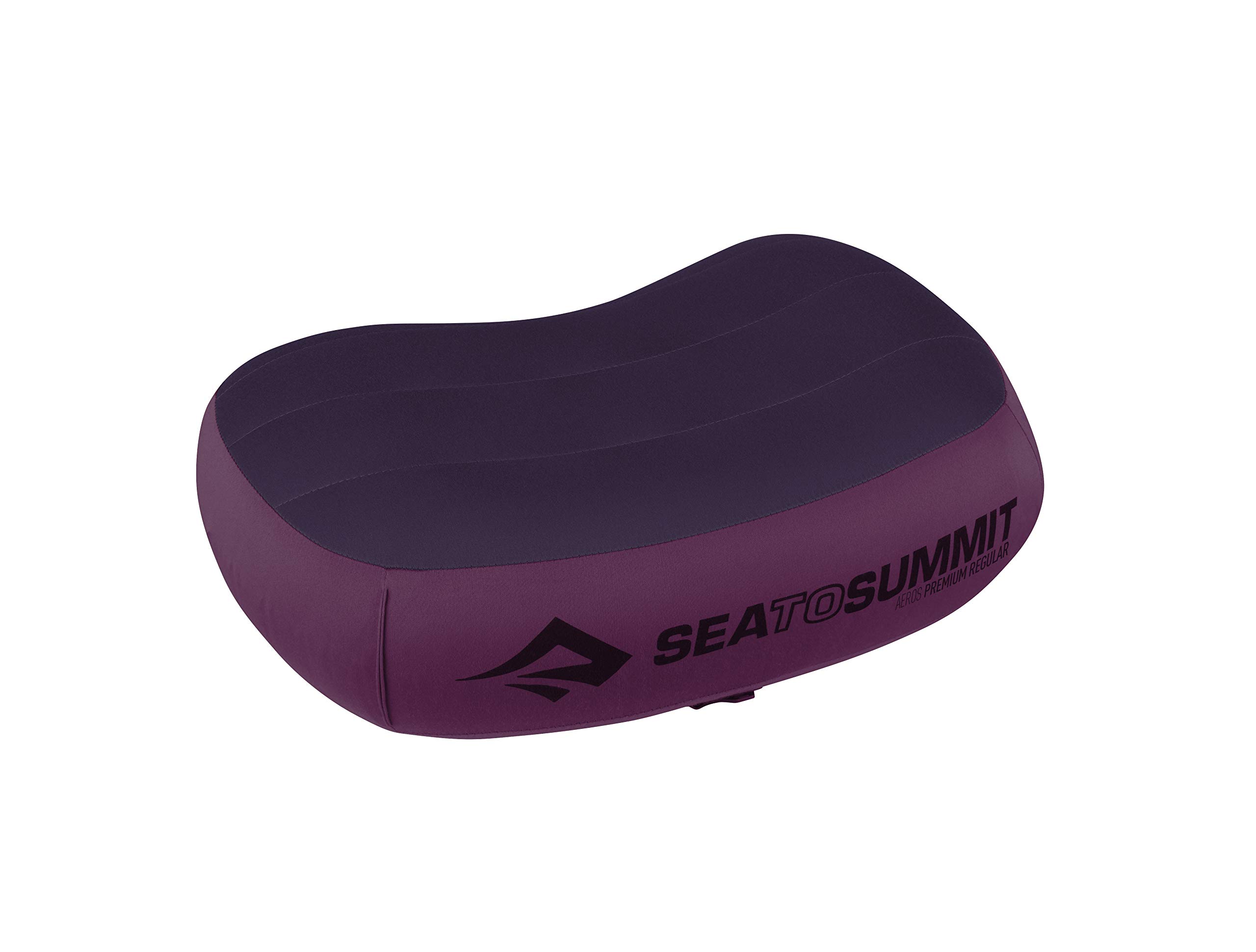 Sea to Summit - Aeros Premium Pillow R - Inflatable Travel Pillow - Soft & Comfy Brushed 50D Polyester - Lock System - Ultra-Sil Stuff Sack - For Backpacking - 34 x 24 x 11cm - Magenta Purple- 79g