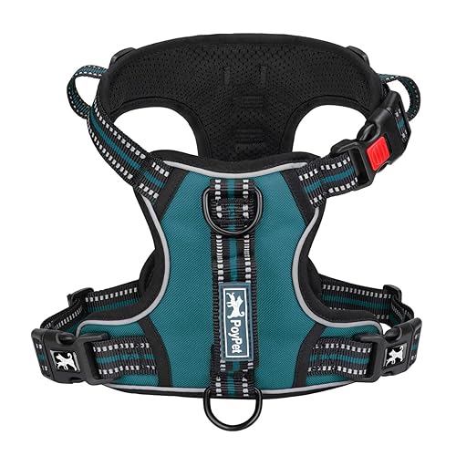 PoyPet No Pull Dog Harness, No Choke Front Clip Reflective Dog