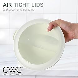 COOK WITH COLOR Mixing Bowls with Lids - 12 Piece