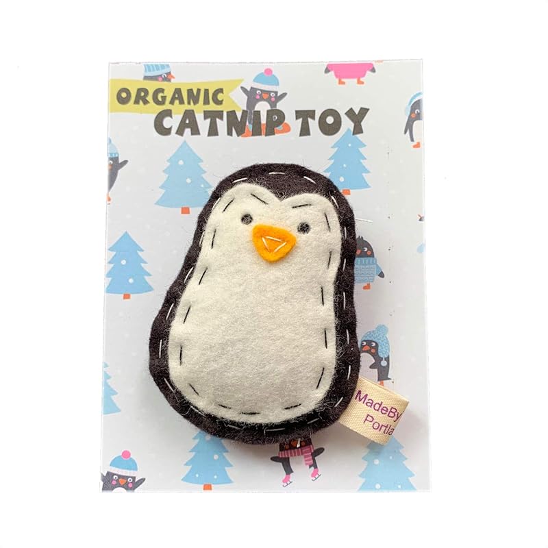 penguin cat toy