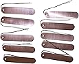 Bosmere K494 Permanent 4-Inch Long Copper Tags with Copper Ties, 20-Pack