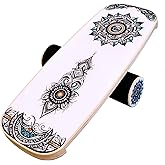 Kiin Balance Board Trainer, adjustable stoppers – Indo Board, Balancing Board for Surfing, Core Training, Wobble Board for Skateboarding, Surfing, Skating, Yoga and Fitness.