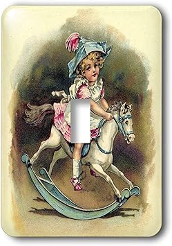 girl on rocking horse