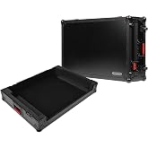 Gator Cases ONYX Series Flight Case for Denon DJ Prime 4 and Prime 4+ DJ Controller, (G-ONYX-PRIME4)