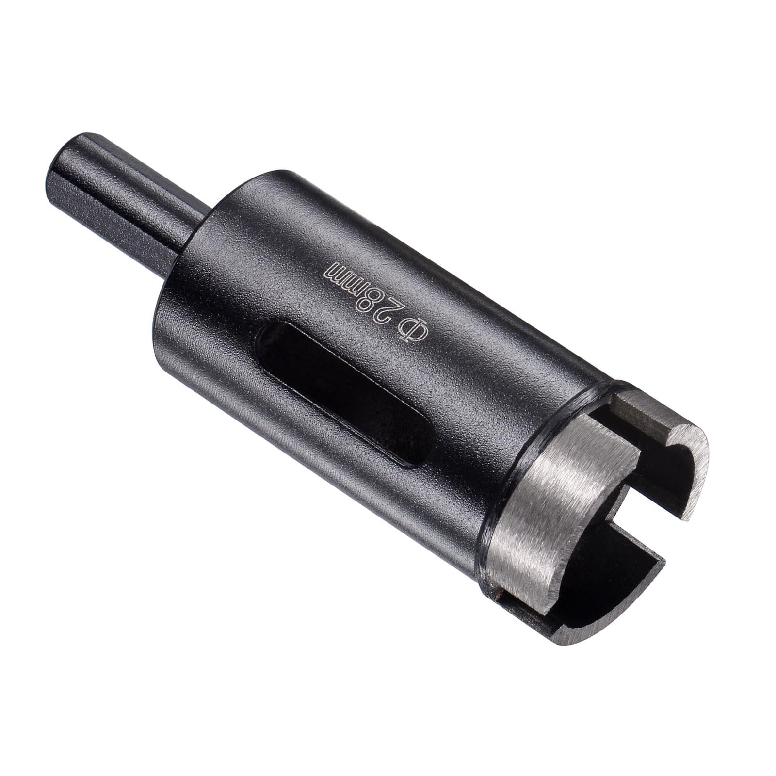 CoCud Diamond Core Drill Bit, 28mm Dia Triangle Shank, Tiles Stones Marble Concrete Dry/Wet Hole Saws Black - (Applications: for M10 Angle Grinder), 1-Piece