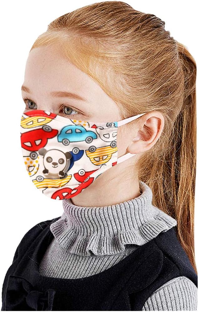 JSPOYOU Kids Children Unisex Cotton s Anti Dust Pollution s Reusable