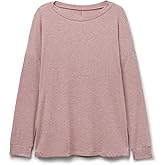 Intimissimi Woman's Comfort Chic Bateau Neck Long Sleeve Modal Top