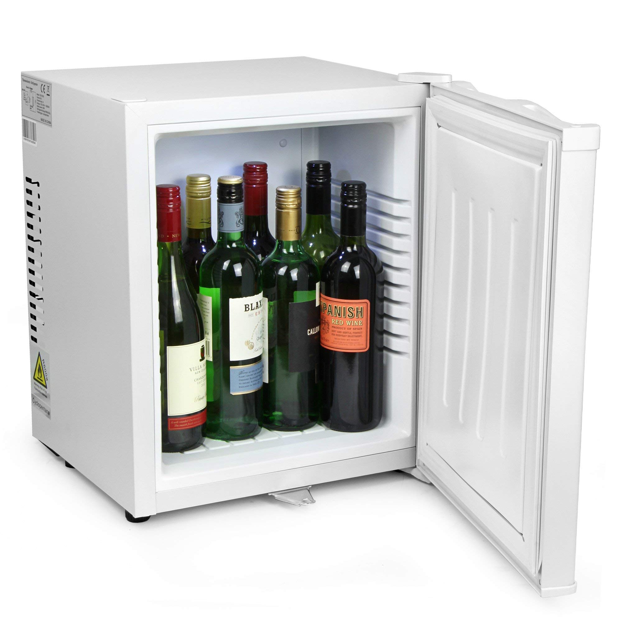 bar@drinkstuff ChillQuiet Silent Mini Bar Fridge 23ltr White