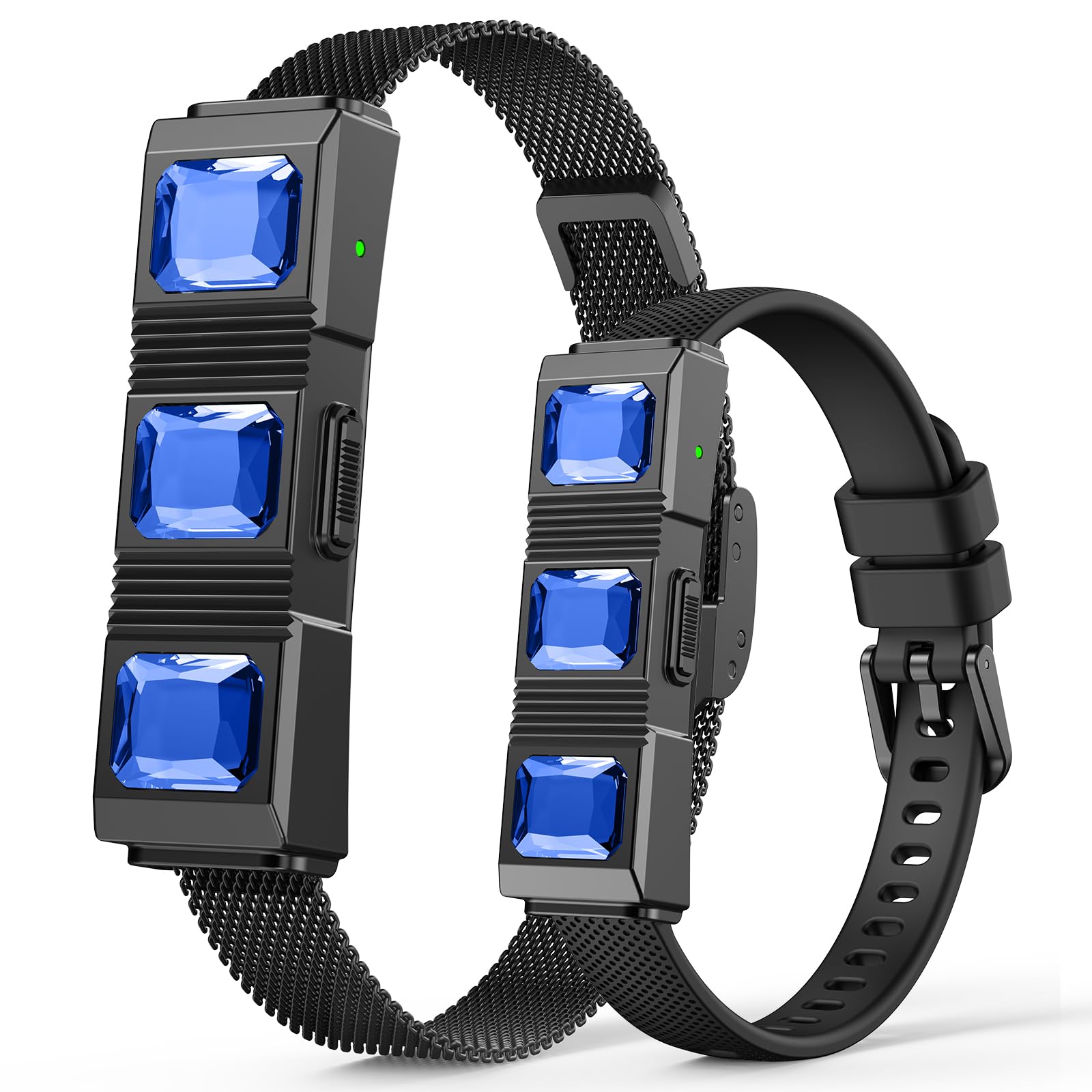 Photo 1 of Smart Bracelet, Wearable Activity & Fitness Tracker Band, 24/7 Sleep Tracker, All-Day Continuous Heart Rate Blood Pressure Stress HRV Monitor, 170+ Sport Modes Smart Wristband with 2 Bands, Free APP