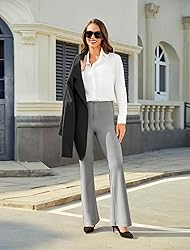 DLOODA Womens Bootcut Dress Pants Business Casual