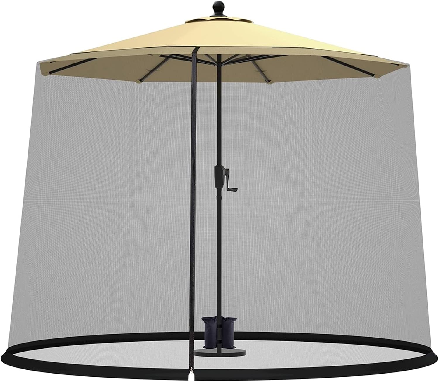DisplayForever Patio Umbrella Mosquito Nets with Weight