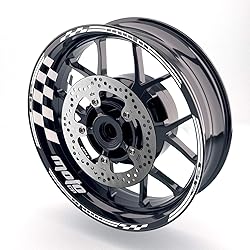 MC MOTOPARTS 17 inch Wheel Rim Stickers Decals Tape