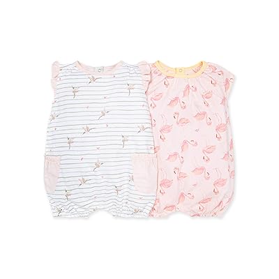 Buy Burt S Bees Baby Baby Girls Rompers Set Of 2 Bubbles One Piece Jumpsuits 100 Organic Cotton Happy Hummingbird 6 9 Months Online In Indonesia B08q7fd6tq