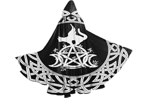 YETTA YANG Halloween Hooded Robe Cloak for Adult Men Women Christmas Hoodies Cape Cosplay Cosplay Costumes