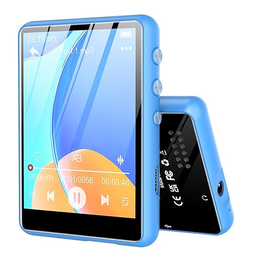 Lecteur MP3 SWOFY 128 Go - Bluetooth 5.3 - Écran Tactile 2,4" - Batterie 50h - Radio FM, Enregistrement, Ebook