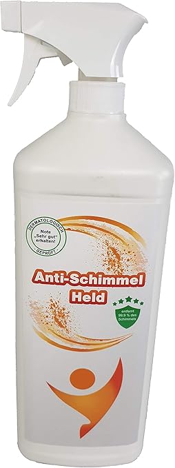 Anti Schimmel Held Schimmel Entferner Wand Schimmelspray Bio 1 Liter Ohne Chlor Dermatologisch Sehr Gut Getestet Schimmel Entferner Bad Antischimmelspray Schimmel Ex Algen Ex Amazon De Baumarkt
