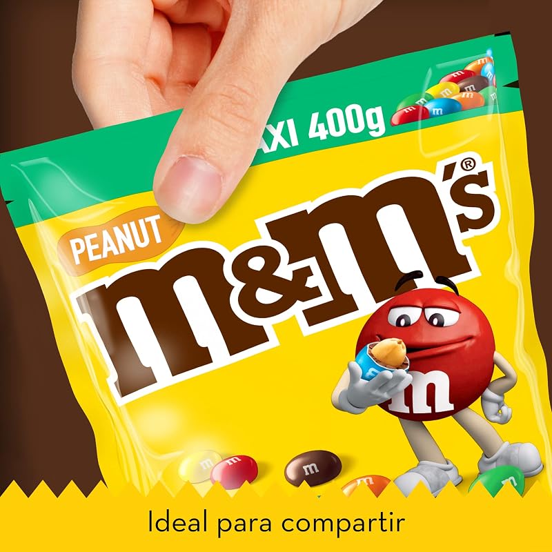 Cacahuete, Bolitas de Chocolate con Leche Relleno de Cacahuete 330g