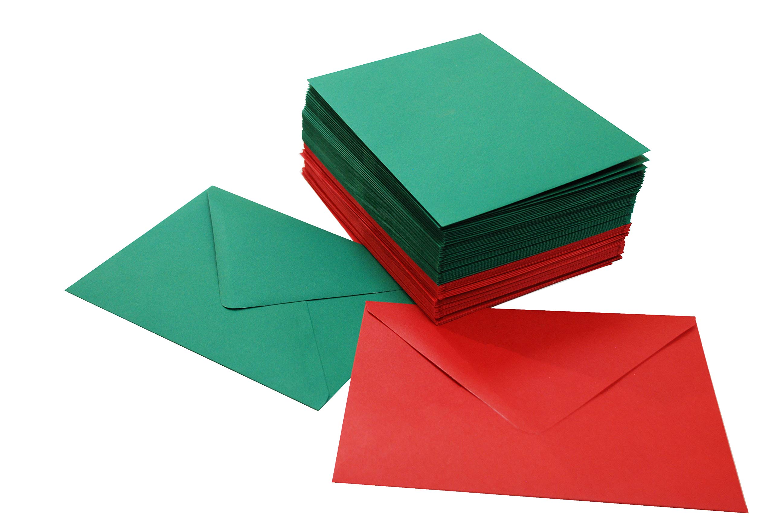 Craft UK 2359-100 C5 Xmas Envelopes (50 Red & 50 Green)