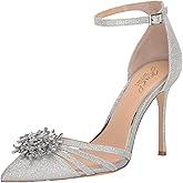 Jewel Badgley Mischka Violette Crystal Pointed Stiletto Heels