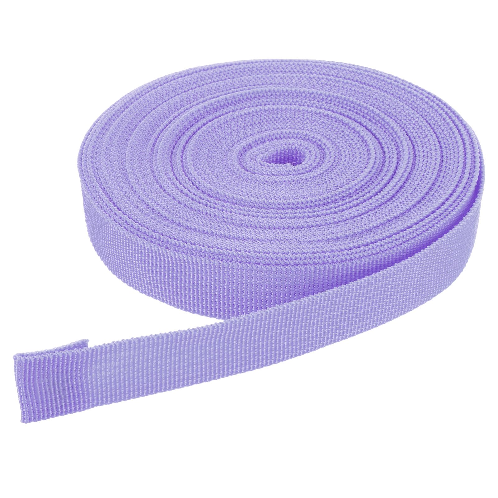 DMiotech 10 Yard x 3/4 inch Width Nylon Webbing Strap Poly Flat Webbing Strapping for DIY Craft Backpack Strapping, Sewing, Outdoor Gear Repair, Light Purple