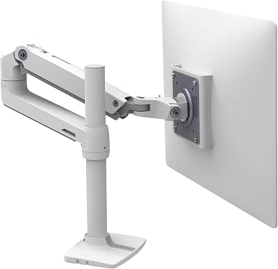 Ergotron LX Premium Monitor Arm Single Monitor Desk Mount 34" 3.2-11.3kg White