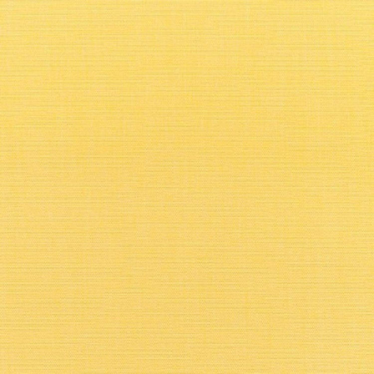 RSH Décor Indoor/Outdoor Brush Nickel Grommet Curtain Panel Made from Sunbrella Canvas Buttercup Yellow (50 W x 108 L)