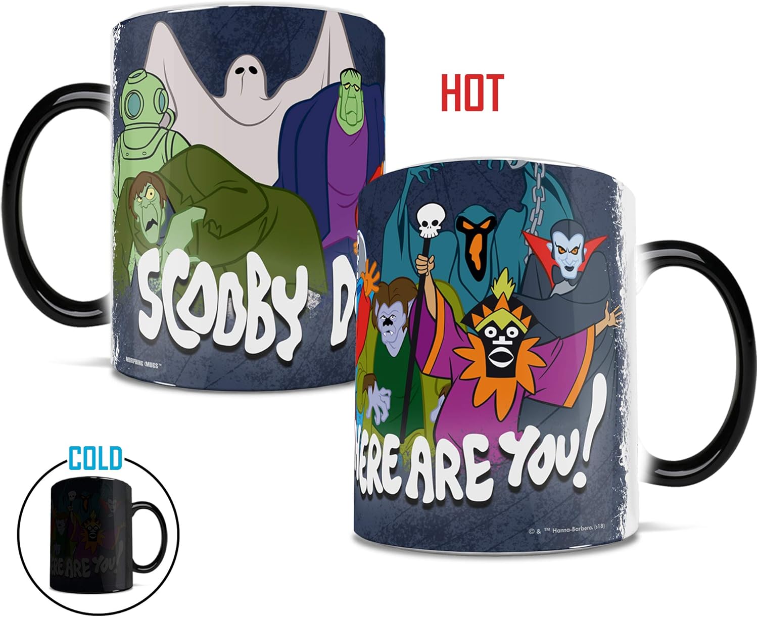 Amazon.com: Scooby Doo - Monsters – Where Are You - One 11 oz Morphing ...