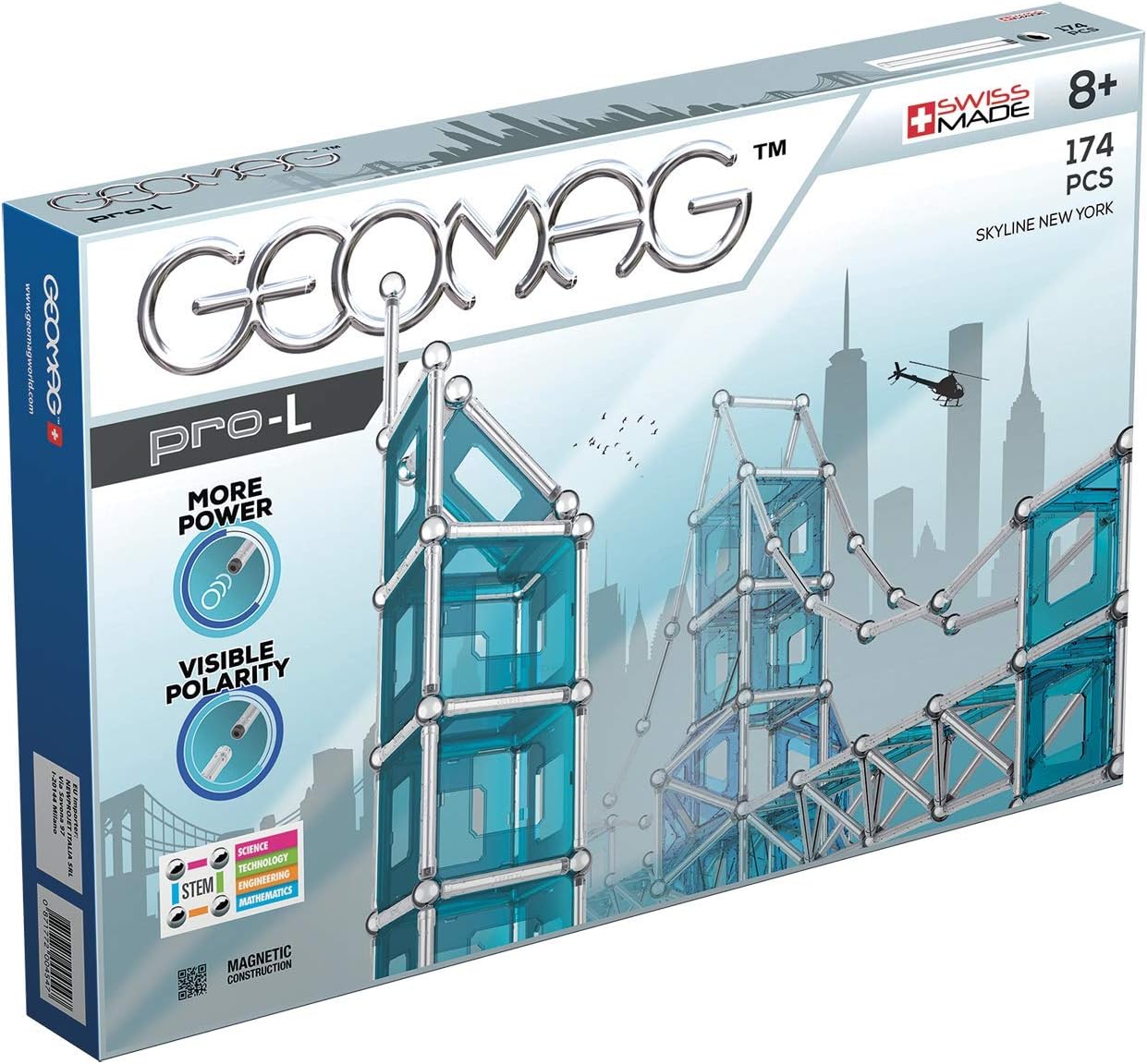 Geomag 27 Classic Building Set, Multicolor, 174 Pièces