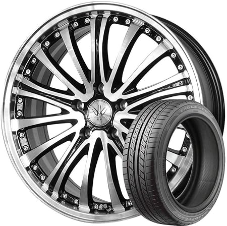 Amazon サマータイヤ ホイール 1本セット 18インチ Goodyear グッドイヤー イーグル Ls Exe 215 45r18 ロクサーニ Ex バイロンアベンジャー タイヤ ホイールセット 車 バイク