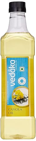 Amazon Brand-Vedaka Canola Oil Bottle, 1L