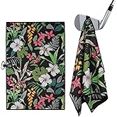 montela golf Towel Magnetic Golf Towel for Golf Bags with Clip for Men & Women,Microfiber Fabric Waffle Pattern Golf Towels for Strong Hold to Golf Carts or Clubs